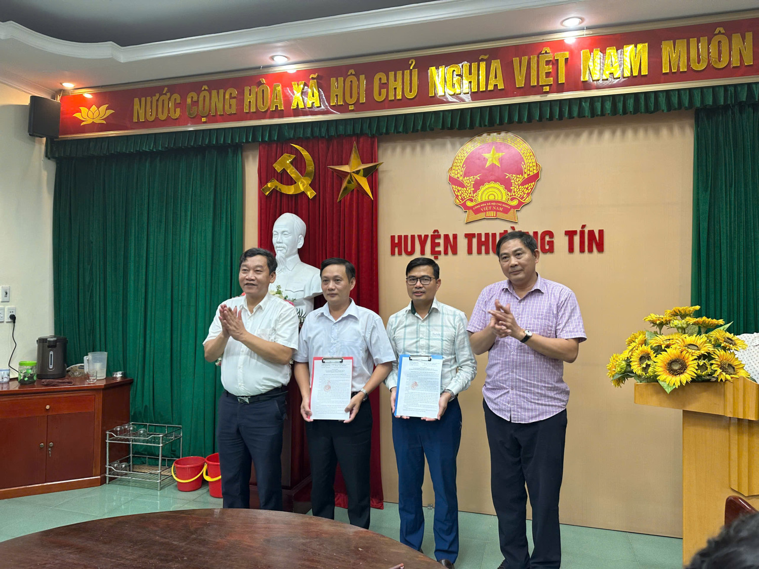 Hội nghị trao quyết định bổ nhiệm Giám đốc TTYT huyện Thường Tín