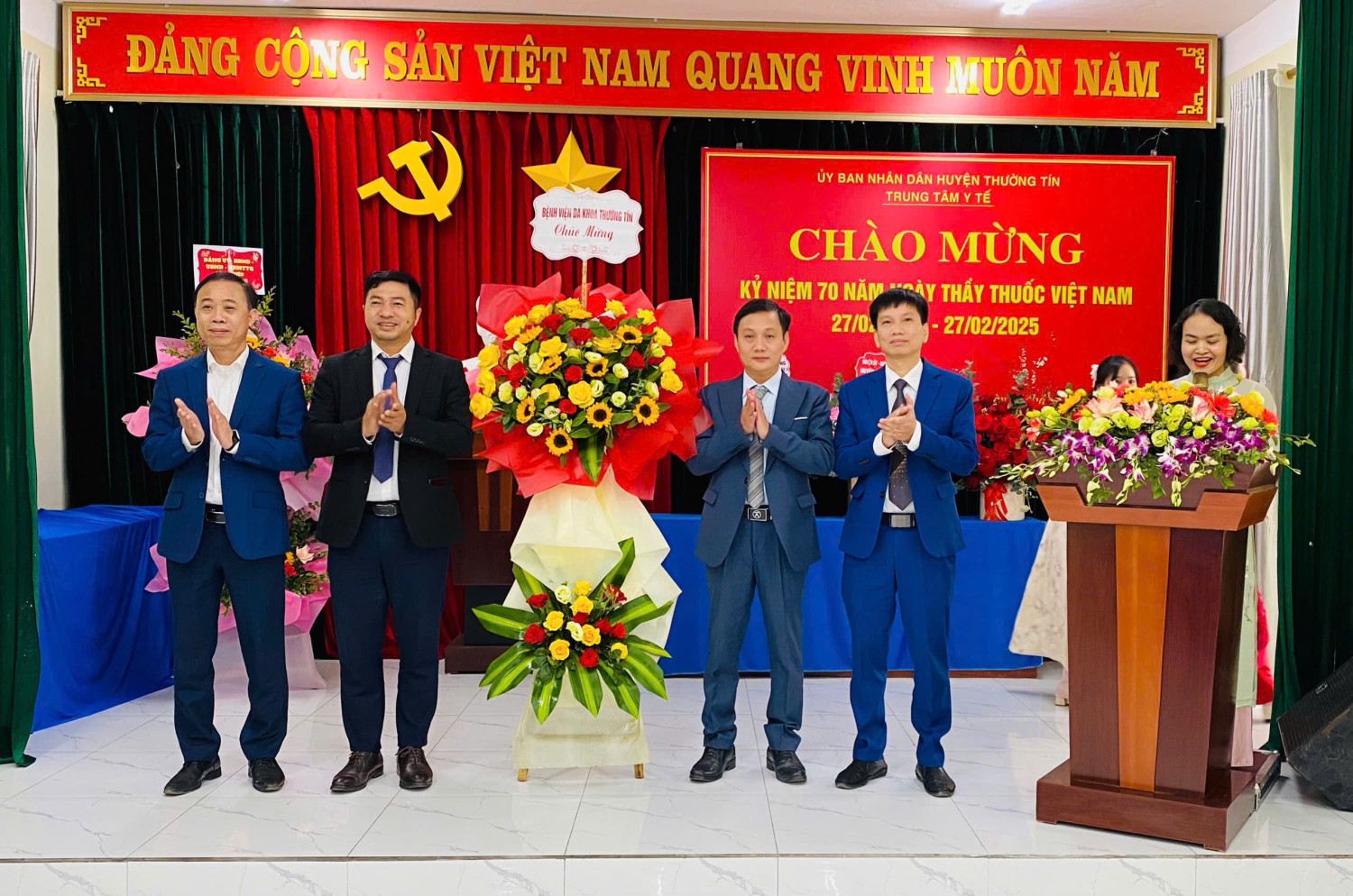 TTYT huyện Thường Tín tổ chức Lễ kỷ niệm 70 năm Ngày Thầy thuốc Việt Nam